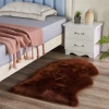 Cross-border factory direct sales and wholesale of imitation wool carpets, long plush, anti-slip, absorbent, comfortable and skin-friendly for living rooms and bedrooms Specification image